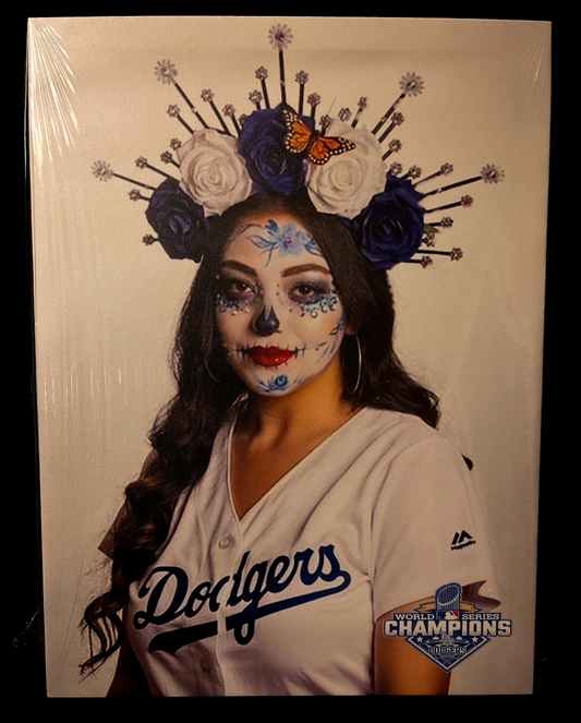 La Muerte Preciosa Dodgers Photo Canvas