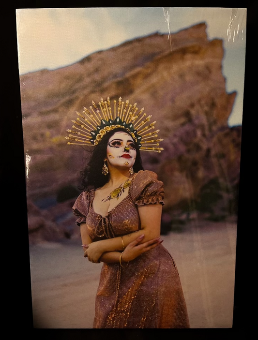 La Muerte Preciosa "Golden Girl" Canvas Print